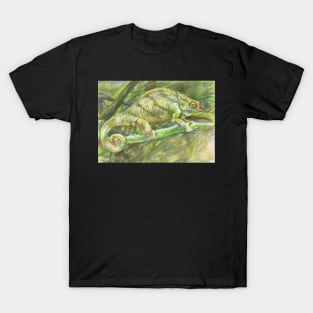 chameleon. color pencil T-Shirt